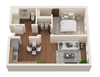One Bedroom, One Bath Apartments in Downtown Sacramento | Legado de Ravel